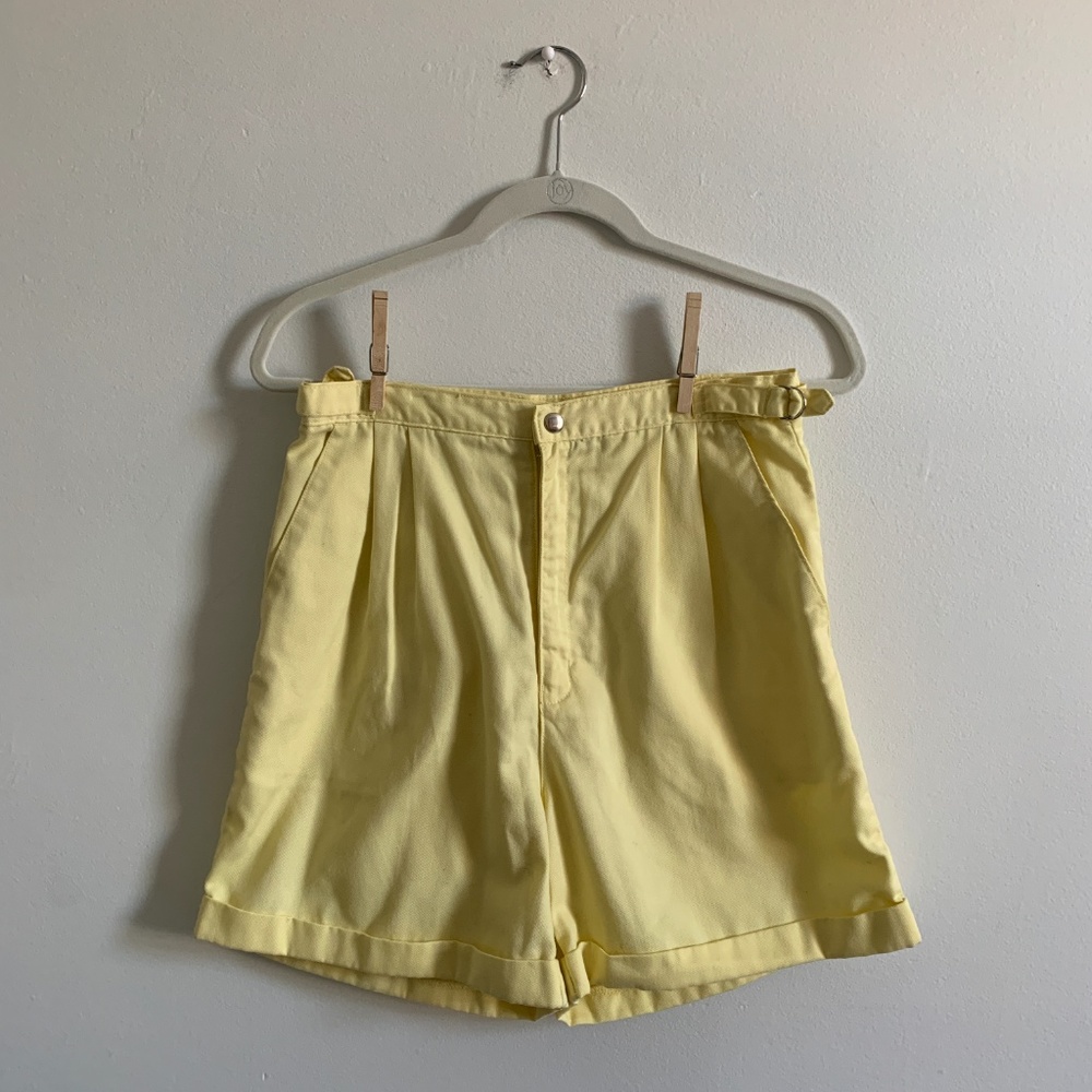Yellow Prep shorts